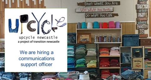 Upcycle Newcastle is looking for a communications support officer