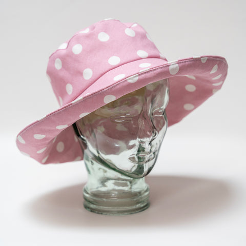 Pink Polka Dot Hat
