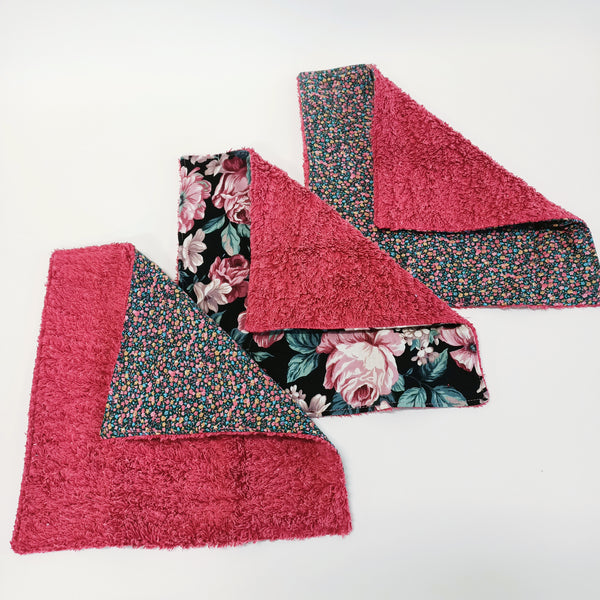 UNPaper towels - Florals with burgundy